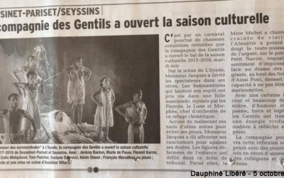 [Presse-Le Carnaval des somnambules – Cie des Gentils]